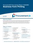 Business Form Printing in the US - Procurement Research Report