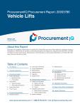 Vehicle Lifts in the US - Procurement Research Report