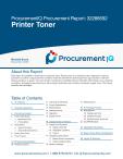 Printer Toner in the US - Procurement Research Report
