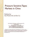 Pressure Sensitive Tapes Markets in China