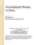 Formaldehyde Markets in China