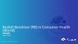 Reckitt Benckiser (RB) in Consumer Health (World)