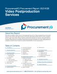 Video Postproduction Services in the US - Procurement Research Report
