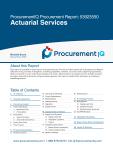 Actuarial Services in the US - Procurement Research Report