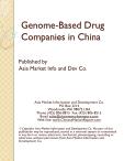 Genome-Based Drug Companies in China