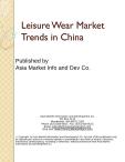 Leisure Wear Market Trends in China
