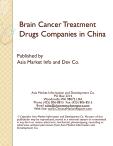 Brain Cancer Treatment Drugs Companies in China