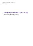 Cooking & Edible Oils in Italy (2022) – Market Sizes