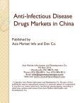 Anti-Infectious Disease Drugs Markets in China