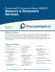 Masonry & Stonework Services in the US - Procurement Research Report