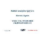 NAND Insights Q3/14: Shrink Again