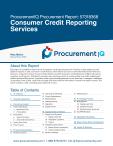 Consumer Credit Reporting Services in the US - Procurement Research Report
