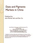 Dyes and Pigments Markets in China