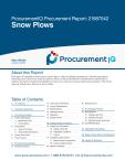 Snow Plows in the US - Procurement Research Report