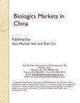 Biologics Markets in China