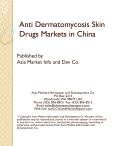 Chinese Market Analysis for Anti-Dermatomycosis Skin Drugs