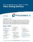 Video Editing Software in the US - Procurement Research Report