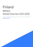 Battery Market Overview in Finland 2023-2027