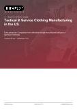 Tactical & Service Clothing Manufacturing in the US - Industry Market Research Report