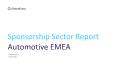 EMEA Automotive Industry's Sports Sponsorship: Trends, Deals, and Analysis
