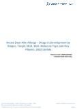 House Dust Mite Allergy Drugs in Development by Stages, Target, MoA, RoA, Molecule Type and Key Players, 2022 Update