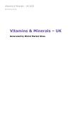 Vitamins & Minerals in UK (2023) – Market Sizes
