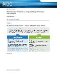 IDC PeerScape: Practices to Integrate Design Thinking in the Enterprise