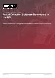 Fraud Detection Software Developers in the US - Industry Market Research Report