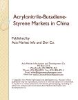 Acrylonitrile-Butadiene-Styrene Markets in China