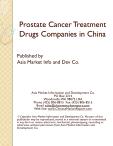 Prostate Cancer Treatment Drugs Companies in China
