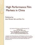 Performance Film Market Assessment: China