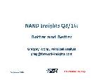 NAND Insights Q3/16: Doubling Down on 3D