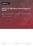 新轿车和轻型汽车经销商在英国——行业市场研究报告