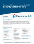 Security Metal Detectors in the US - Procurement Research Report