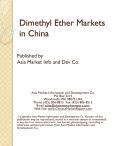 Dimethyl Ether Markets in China