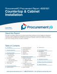 Countertop & Cabinet Installation in the US - Procurement Research Report