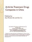 Arthritis Treatment Drugs Companies in China