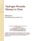 Hydrogen Peroxide Markets in China