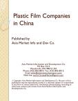 Plastic Film Companies in China
