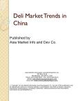 Deli Market Trends in China