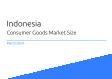 Indonesia Consumer Goods Market Size