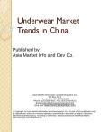Underwear Market Trends in China