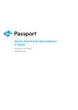 Online Travel Sales and Intermediaries in Egypt