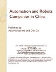 Automation and Robots Companies in China