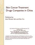 Skin Cancer Treatment Drugs Companies in China