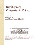 Nitrobenzene Companies in China