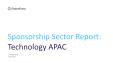 Asia-Pacific Sport Technology Sponsorship Landscape - Analysing Biggest Deals, Sports League, Brands and Case Studies