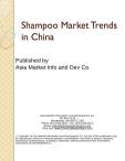 Shampoo Market Trends in China