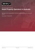Retail Property Operators in Australia - Industry Market Research Report