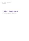 South Korea Juice Market: Size Analysis (2023)